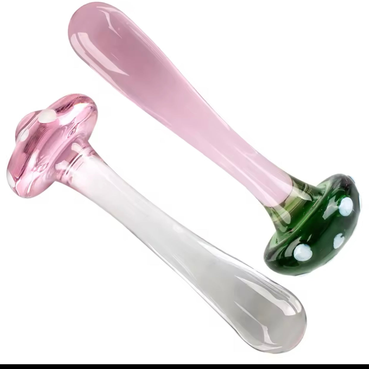 Dilatatore anale forma di fungo 14 cm Vetro Borosilicato